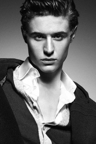 Man suit tie black white 6 - beautiful bone structure free wallpaper for mobile