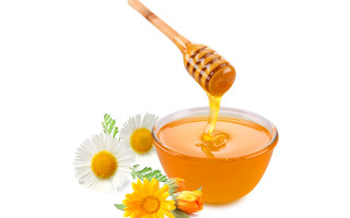 Honey dip pouring bowl daisies - fructose free wallpaper