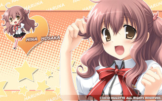 Girl long hair bow around 2 - her neck free wallpaper