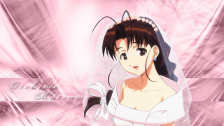 Woman white dress cat ears - a cat ear free wallpaper
