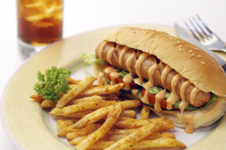 Sandwich french fries plate fork - ed benedict free wallpaper for desktop