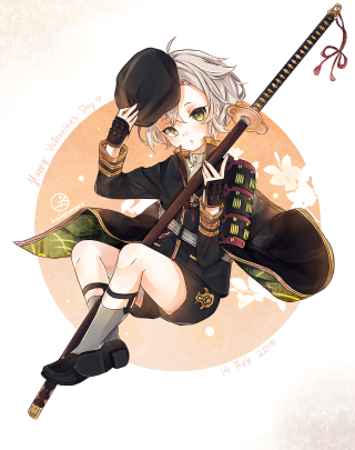 Woman uniform sword hat portrait - sakimi chan free wallpaper for mobile