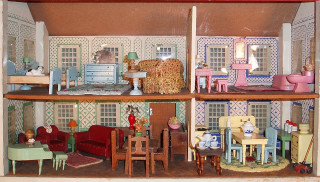 Doll house furniture accessories interior - chris ware free wallpaper