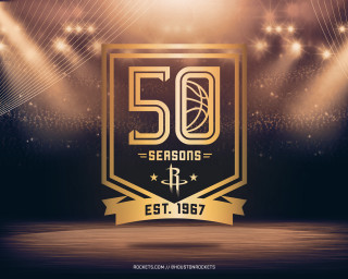 Golden 50th anniversary basketball banner - a basketball ball free wallpaper