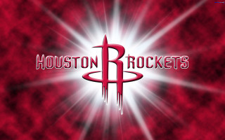 Houston rockets logo red background - process art free wallpaper