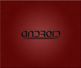 Red leather background closed black - a black frame free wallpaper