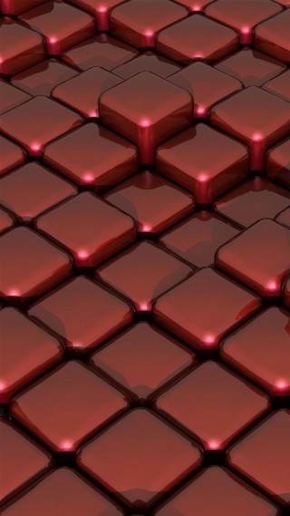 Red background square tiles red 2 - the top free wallpaper for mobile
