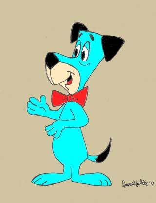 Cartoon dog red bow bowtie - his neck free wallpaper for mobile