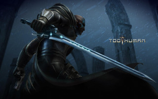 Man armor sword dark room - a man in armor holding free wallpaper