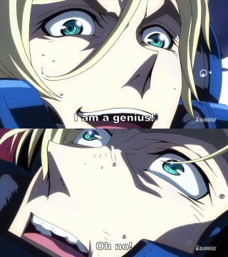 Anime characters blue eyes genius - a screenshot free wallpaper for tablet