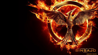 Bird flying fire circle words - key art free wallpaper for desktop