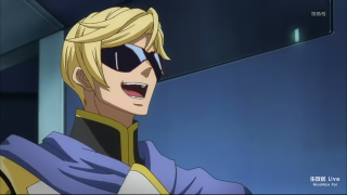 Man blonde sunglasses blue jacket - a yellow hair free wallpaper