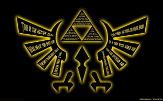 Yellow black poster triangle words - poster free wallpaper