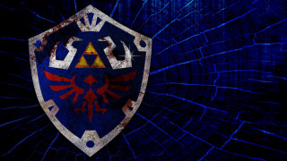 Blue shield red yellow emblem - emblem free wallpaper