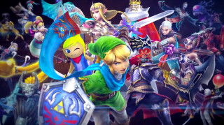 Legend zelda characters group together - a group together free wallpaper
