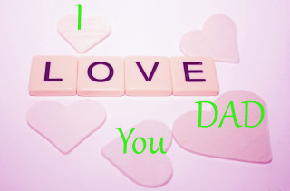 Pink background scrabble hearts i - out free wallpaper