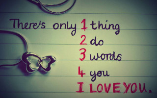 Note heart words message love - 3 word free wallpaper