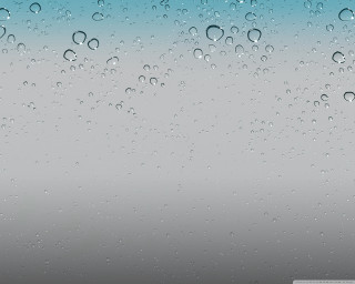 Window water drops blue sky 4 - a white border free wallpaper for desktop