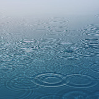 Blue pool water circles white - free rain wallpaper for tablet