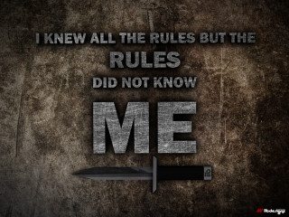 Knife message rules knew know - me free wallpaper