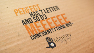 Cardboard handprint words bottom handprint - letterism free wallpaper for desktop