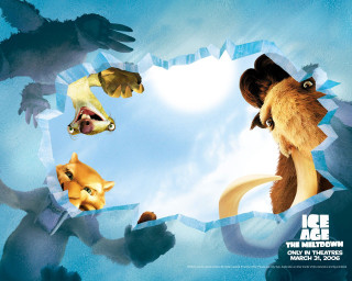 Ice age meltdown poster animals - ice free wallpaper