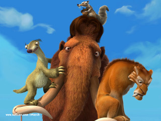 Animals horse squirrel group riding - a group of animals free wallpaper