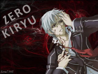 Whitehair blackjacket redtie bloodsplatter anime - a red tie free wallpaper for desktop
