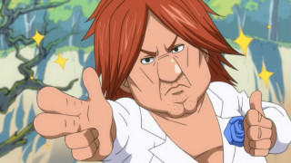 Man red hair pointing cartoon - his finger free wallpaper