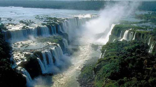 Waterfall river ecological art fantasy - christo free wallpaper for desktop