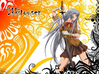 Girl long hair sword background - swirl and swirls free wallpaper