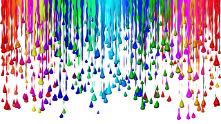 Multicolored background paint drops falling - david brewster free wallpaper