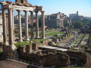 Roman city ruins temple cemetery - apelle free wallpaper