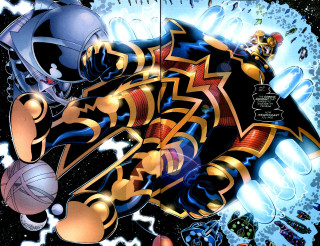 Cartoon man motorcycle helmet - alan davis free wallpaper