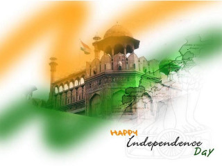 Independence flag building happy bapu - hd wallpaper free wallpaper