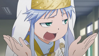 Woman blue hair crown white - a crown free wallpaper for desktop