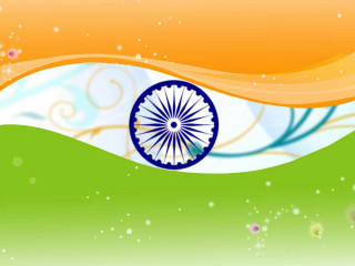 Indian flag flower green bapu - wheel free wallpaper