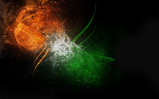 Green orange black white orange 2 - hd wallpaper free wallpaper