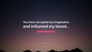 Dark background quote inflamed imagination - symbolist free wallpaper