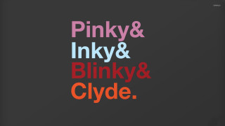 Black background pink inky blinky - punk art free wallpaper