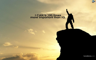 Man cliff silhouette orange sky - a quote above free wallpaper