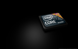 Intel core logo black background - 4k uhd image free wallpaper