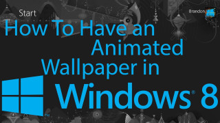 Black white animated wallpaper windows8 - animated free wallpaper for desktop