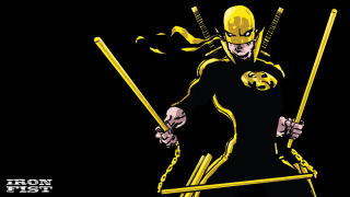 Man yellow black outfit swords - andrew robinson free wallpaper
