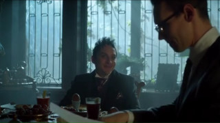 Man woman suit tie table - front of him free wallpaper