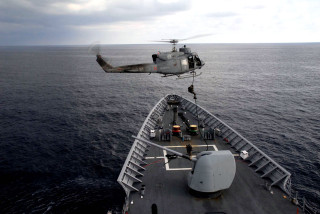 Helicopter flying ship ocean landing - the ship free wallpaper