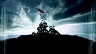 Soldiers raising flag hill sky 2 - the flag free wallpaper
