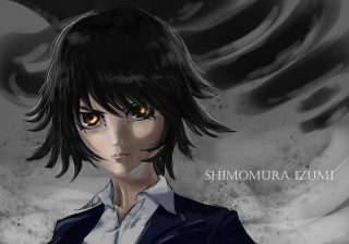 Anime black hair yellow eyes - yusuke murata free wallpaper