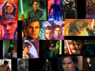 Star wars collage dark background - david dougal williams free wallpaper