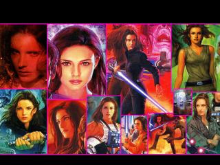Star wars collage expressions hair - war free wallpaper for desktop